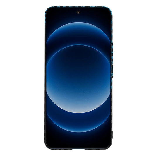 Fodral för Xiaomi 14 Ultra, Techsuit, Carbonite FiberShell, Svart Bleu