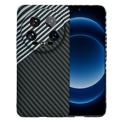 Fodral för Xiaomi 14 Ultra, Techsuit, Carbonite FiberShell, Svart Grå