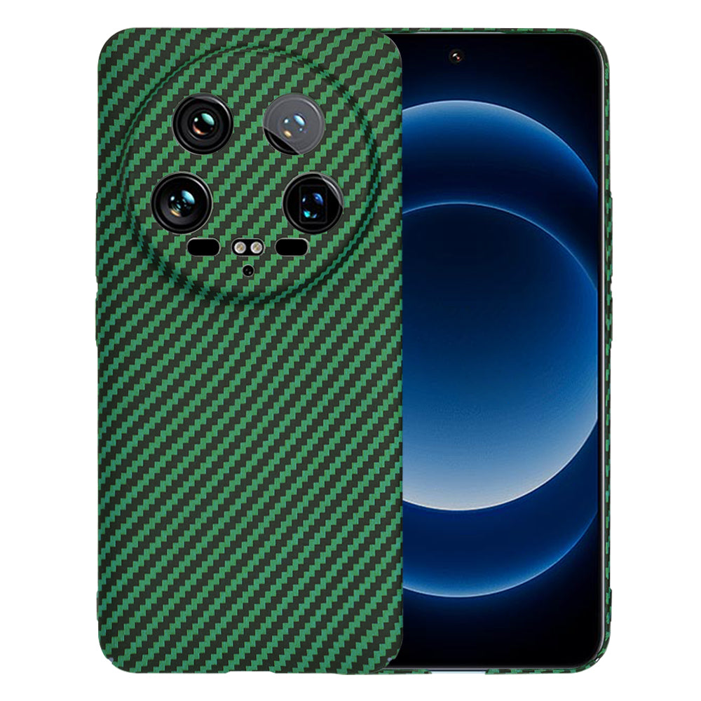Fodral för Xiaomi 14 Ultra, Techsuit, Carbonite FiberShell, Grön
