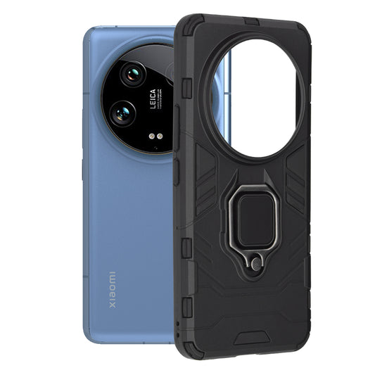 Fodral för Xiaomi 14 Ultra, Techsuit, Shield, Svart