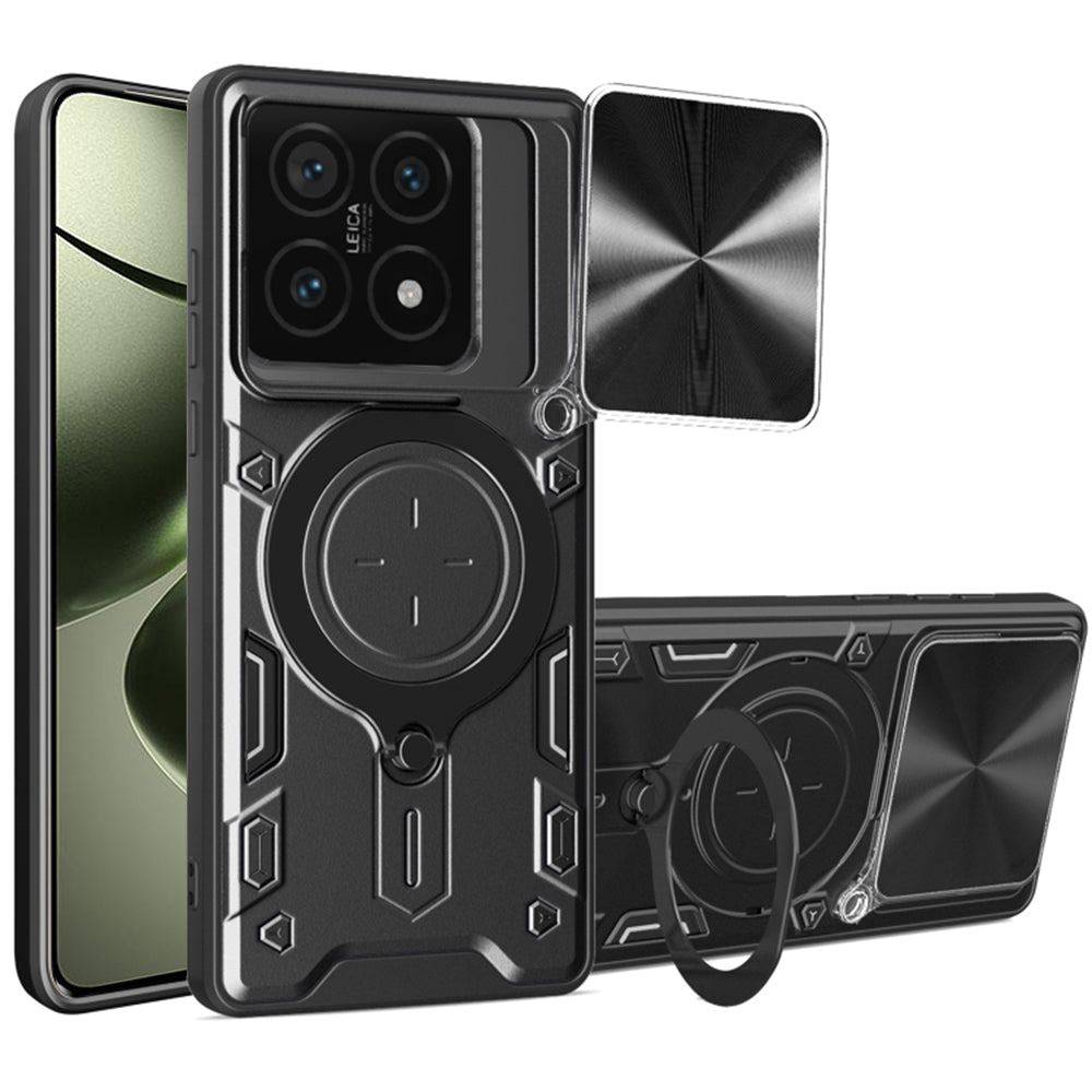 Fodral för Xiaomi 14T, Techsuit, CamGuard Pro, Svart
