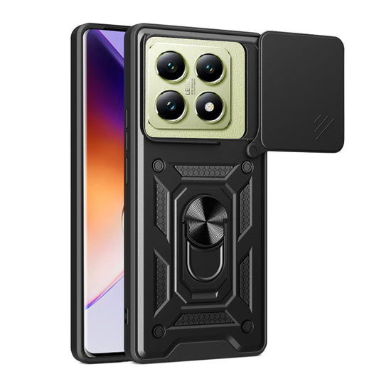 Fodral för Xiaomi 14T, Techsuit, CamShield, Svart