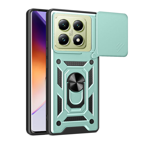 Fodral för Xiaomi 14T, Techsuit, CamShield, Grön