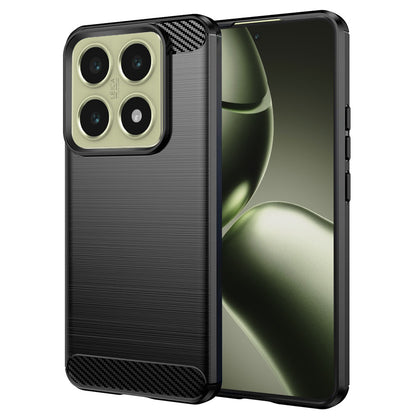 Fodral för Xiaomi 14T, Techsuit, Kolfiber, Svart