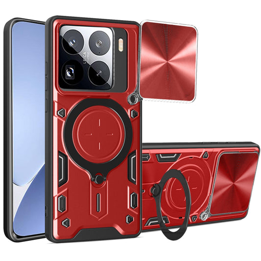Fodral för Xiaomi 15 Pro, Techsuit, CamGuard Pro, Röd