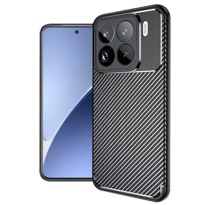 Fodral för Xiaomi 15 Pro, Techsuit, CarbonFiber, Svart