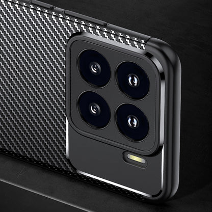 Fodral för Xiaomi 15 Pro, Techsuit, CarbonFiber, Svart