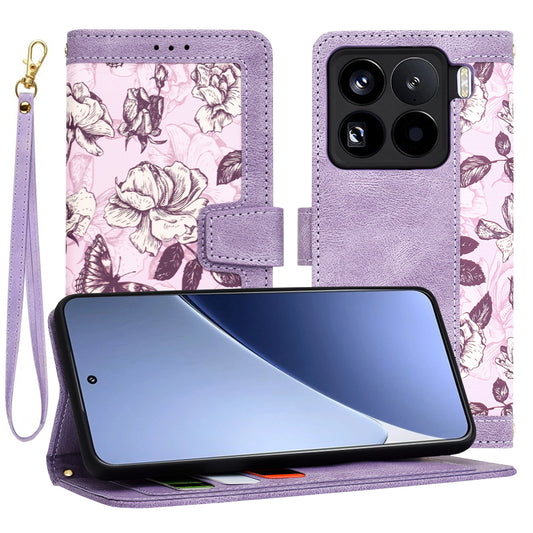 Fodral för Xiaomi 15 Pro, Techsuit, FlipCraft, Lila