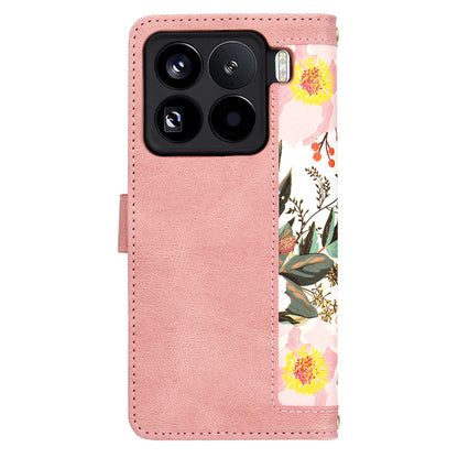 Fodral för Xiaomi 15 Pro, Techsuit, FlipCraft, Rosa