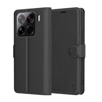 Fodral för Xiaomi 15 Pro, Techsuit, Leather Folio, Svart
