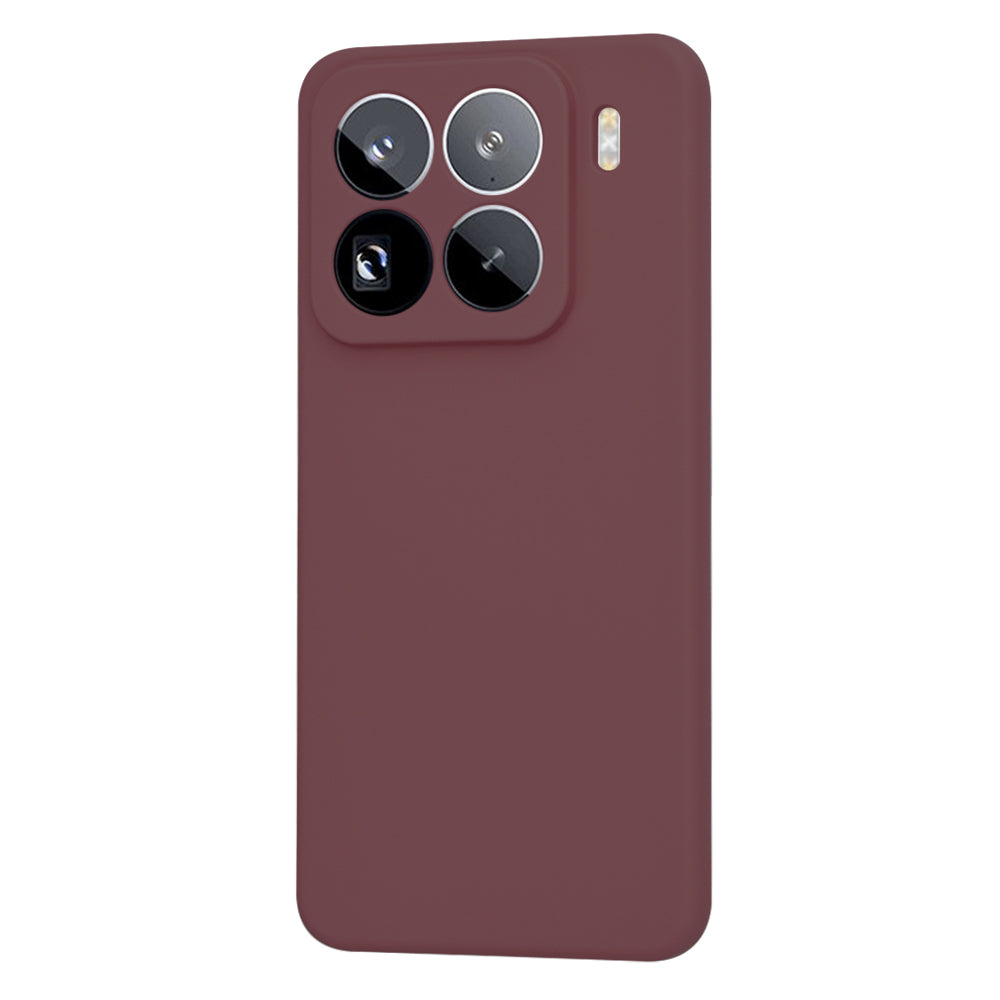 Fodral för Xiaomi 15 Pro, Techsuit, SoftFlex, Vinröd