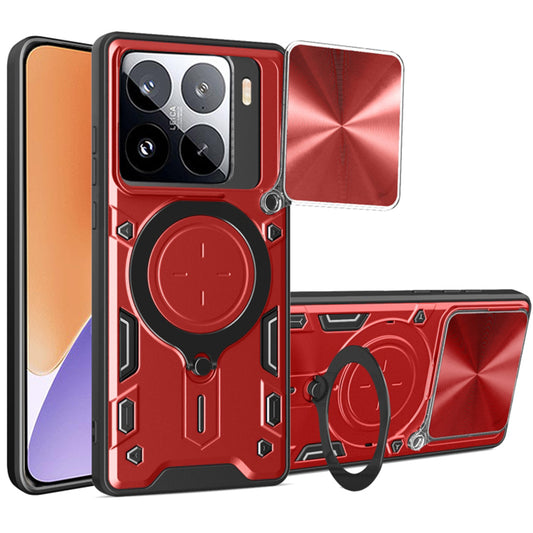 Fodral för Xiaomi 15, Techsuit, CamGuard Pro, Röd