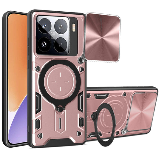 Fodral för Xiaomi 15, Techsuit, CamGuard Pro, Roséguld