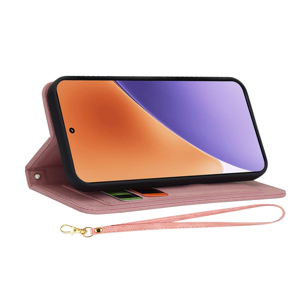 Fodral för Xiaomi 15, Techsuit, FlipCraft, Rosa