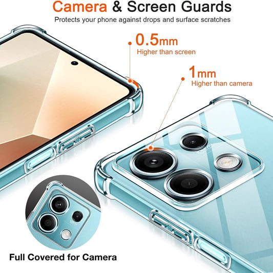 Fodral för Xiaomi 15, Techsuit, Stötsäker Klar, Transparent