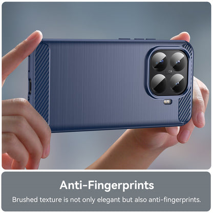 Skyddsfodral för Xiaomi 15T Pro, Techsuit, Kolfiber, Blå