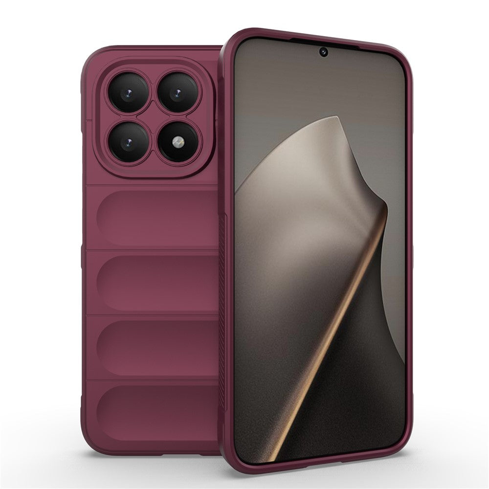 Case for Xiaomi 15T, Techsuit, Magic Shield, Cherry Red