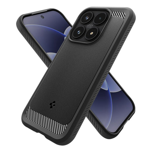 Skyddsfodral för Xiaomi 17, Spigen, Rugged Armor, Mattsvart ACS10458