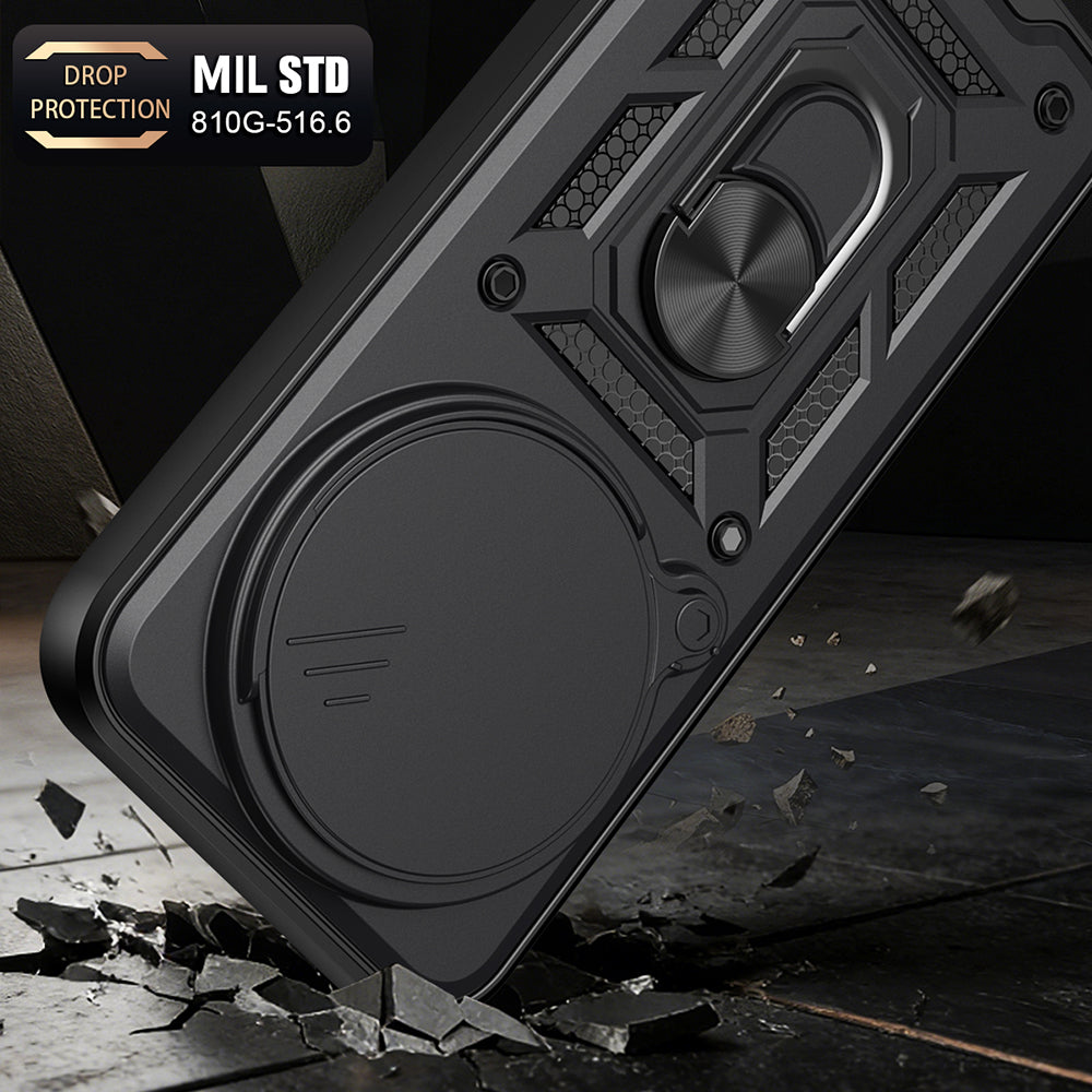 Skyddsfodral för Xiaomi 17 Ultra, Techsuit, CamShield, Svart