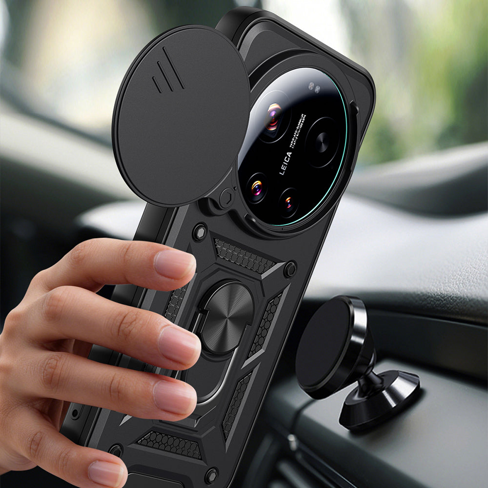 Skyddsfodral för Xiaomi 17 Ultra, Techsuit, CamShield, Svart