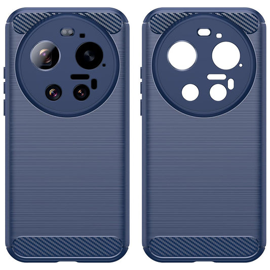 Skyddsfodral för Xiaomi 17 Ultra, Techsuit, Kolfiber, Blå