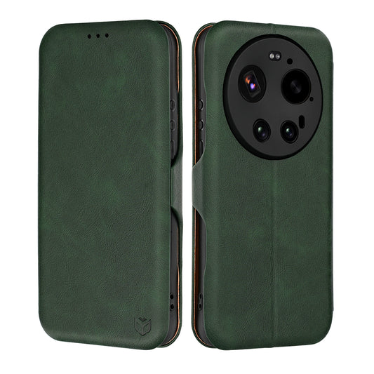 Fodral för Xiaomi 17 Ultra, Techsuit, Safe Wallet Plus, Grön