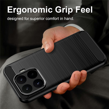 Fodral för Xiaomi 17T, OEM, Carbon Black, Svart