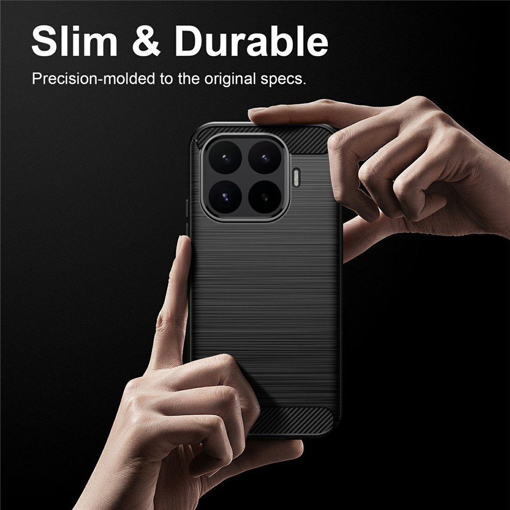 Fodral för Xiaomi 17T, OEM, Carbon Black, Svart