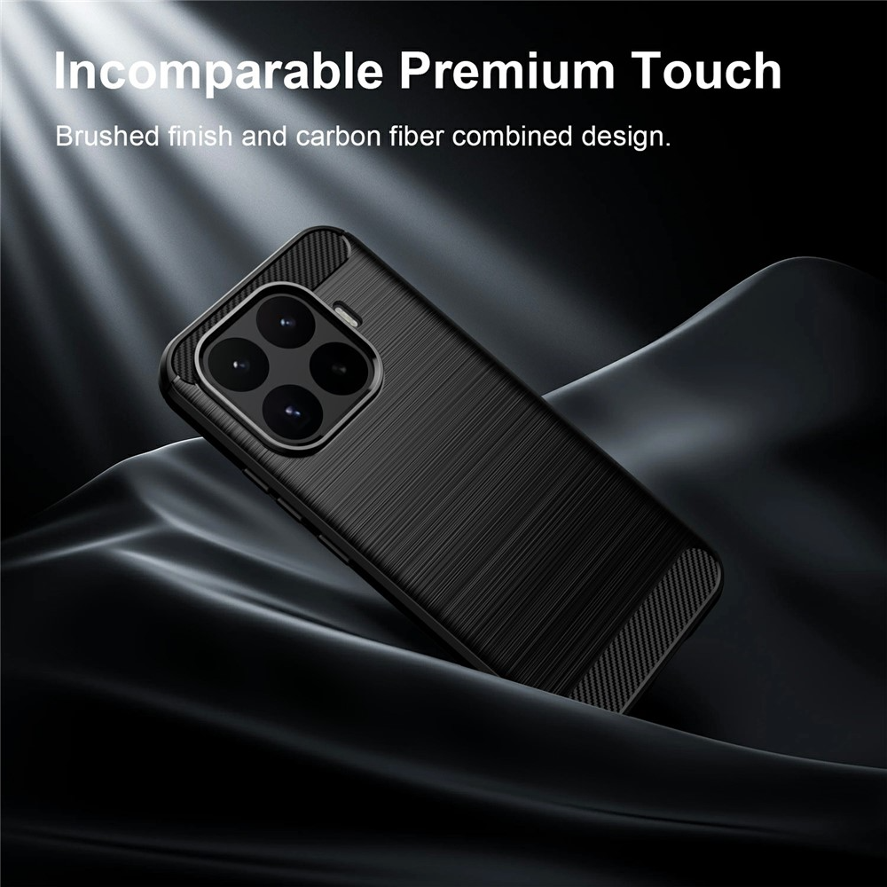 Fodral för Xiaomi 17T, OEM, Carbon Black, Svart