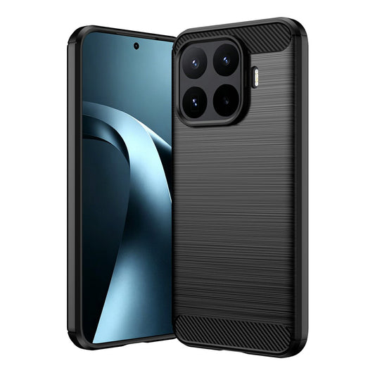 Fodral för Xiaomi 17T Pro, Techsuit, Kolfiber, Svart