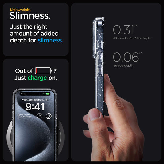 Fodral för Xiaomi 17T Pro, Techsuit, SparkleSkin, Transparent