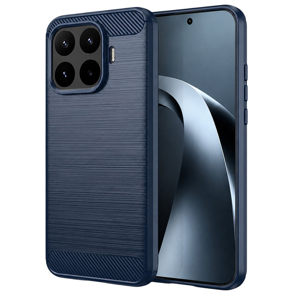 Fodral för Xiaomi 17T, Techsuit, Kolfiber, Blå