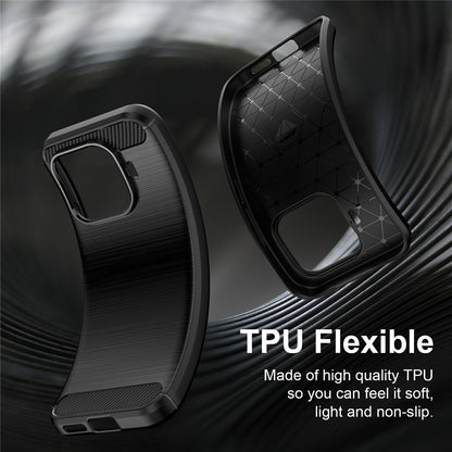 Fodral för Xiaomi 17T, Techsuit, Kolfiber, Blå
