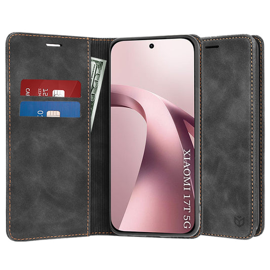 Fodral för Xiaomi 17T, Techsuit, Confy, Svart