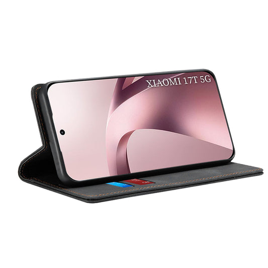 Fodral för Xiaomi 17T, Techsuit, Confy, Svart