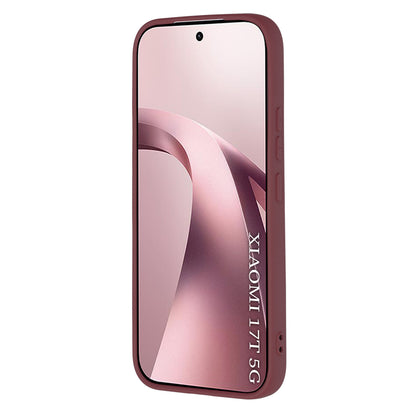 Fodral för Xiaomi 17T, Techsuit, SoftFlex, Vinröd