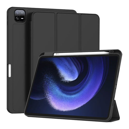 Fodral för Xiaomi Pad 6 / 6 Pro, Techsuit, Flex Trifold, Svart