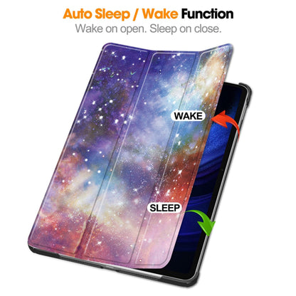 Fodral för Xiaomi Pad 6 / 6 Pro, Techsuit, FoldPro Galaxy, Flerfärgad