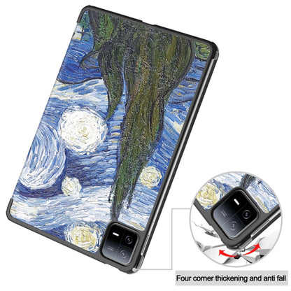 Fodral för Xiaomi Pad 6 / 6 Pro, Techsuit, FoldPro Starry Night, Flerfärgad