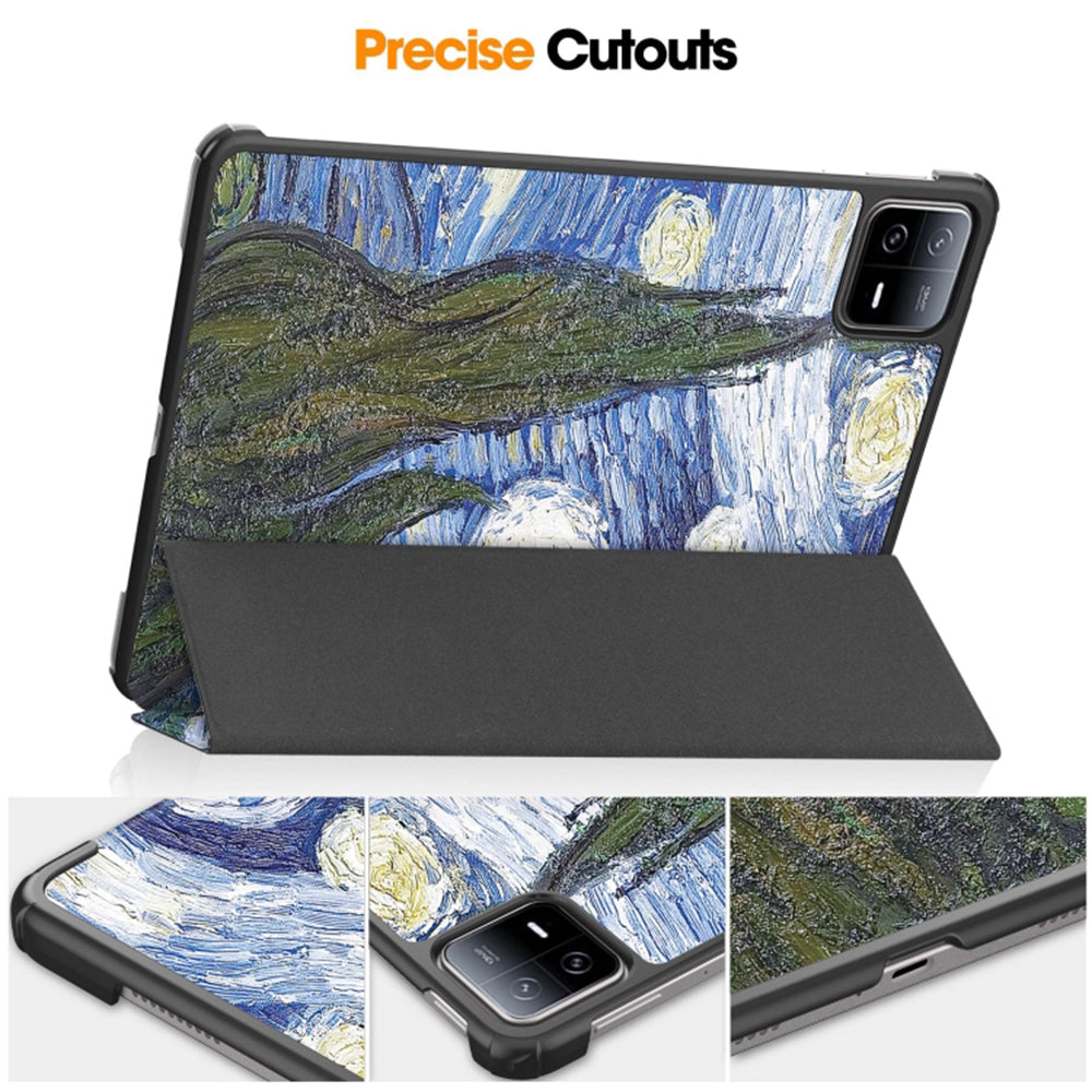 Fodral för Xiaomi Pad 6 / 6 Pro, Techsuit, FoldPro Starry Night, Flerfärgad