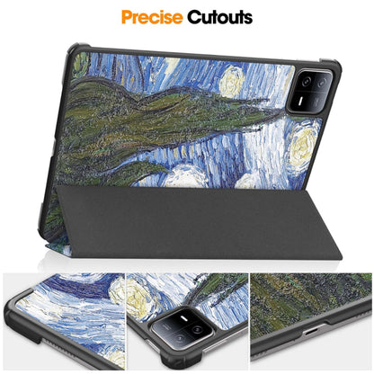 Fodral för Xiaomi Pad 6 / 6 Pro, Techsuit, FoldPro Starry Night, Flerfärgad