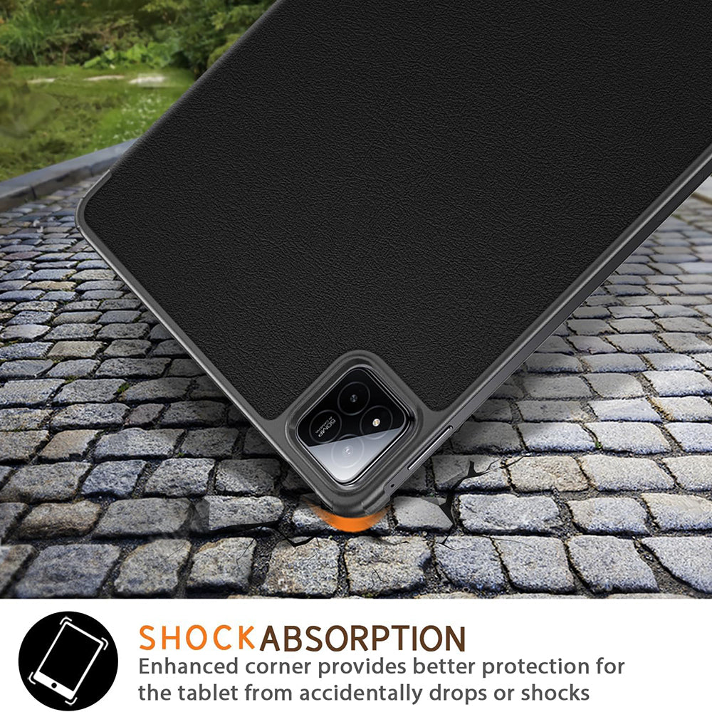 Fodral för Xiaomi Pad 7 / 7 Pro, Techsuit, FoldPro, Svart