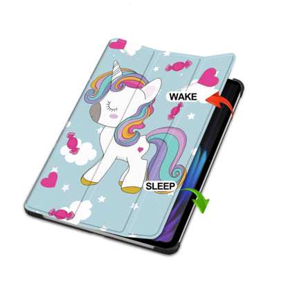 Fodral för Xiaomi Pad 7 / 7 Pro, Techsuit, FoldPro Unicorn, Flerfärgad