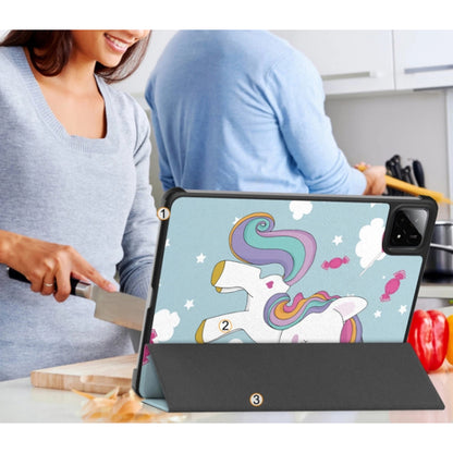 Fodral för Xiaomi Pad 7 / 7 Pro, Techsuit, FoldPro Unicorn, Flerfärgad