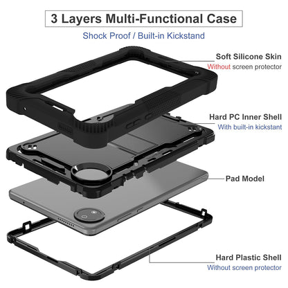 Fodral för Xiaomi Pad 7, Techsuit, Rugged TabShell, Svart