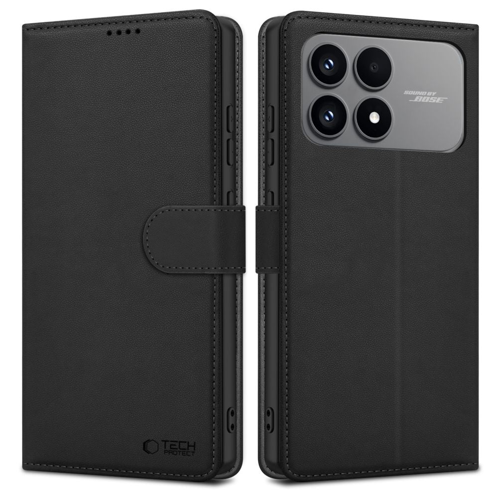 Case for Xiaomi Poco F8 Pro, Tech-Protect, Wallet, Black