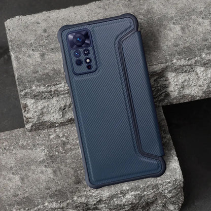 Fodral för Xiaomi Poco C75 5G / C75 / Redmi 14C, OEM, Razor Book, Blå