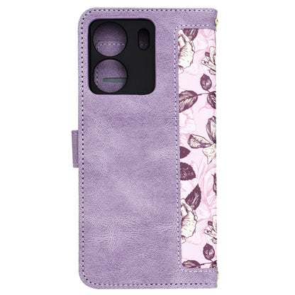 Fodral för Xiaomi Poco C65 / Redmi 13C, Techsuit, FlipCraft, Lila