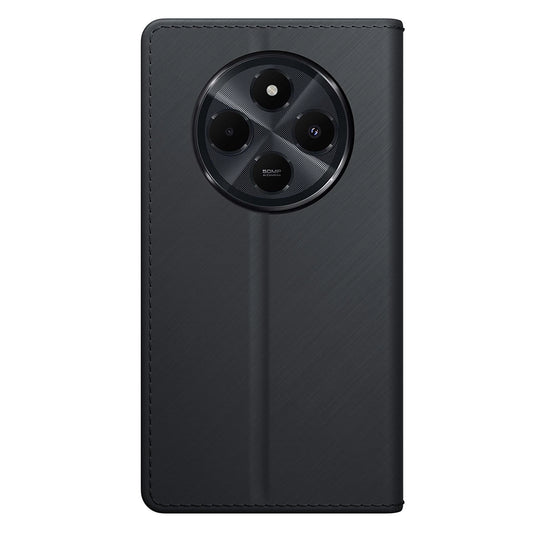 Fodral för Xiaomi Poco C75 / Redmi 14C, 3MK, Plånbok, Svart