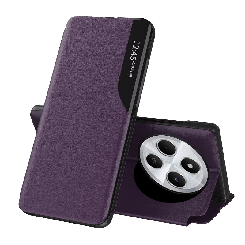 Fodral för Xiaomi Poco C75 / Redmi 14C, Techsuit, eFold, Lila